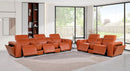 1224 - 8-Piece Modular Power Reclining Sofa & Loveseat Set In With 5 Power Recliners & Power Headrests