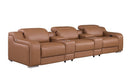 1116 - 5-Piece Modular Power Reclining Sofa In With 3 Power Recliners & Power Headrests