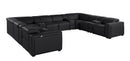 1224 - 12-Piece U-Shaped Sectional Sofa In With 4 Power Recliners & Power Headrests