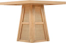 Fenwick - Cane Oak Veneer And Solid Wood Dining Table