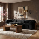 Orin - Velvet Performance Fabric Upholstered 3 Piece Modular Sofa