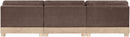 Turin - Chenille Fabric Upholstered Modular Sectional - Brown