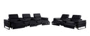 1246 - Modular Power Reclining Dual Console Sofa And Console Loveseat Set With Power Headrests