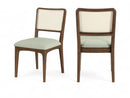 Atrium - Upholstered Seat Dining Chair With Brushed Brown Base (Set of 2)