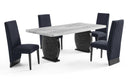 D2502 - 7 Piece Dining Room Set (Table And 6 Chairs) - Black