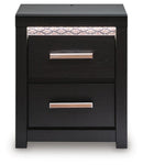 Brizmore - Two Drawer Night Stand - Black