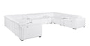 1224 - 12-Piece U-Shaped Sectional Sofa In With 4 Power Recliners & Power Headrests