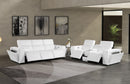 1224 - 6-Piece Modular Power Reclining Sofa And Console Loveseat Set In With 5 Power Recliners & Power Headrests