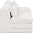Stellar - 2 Piece 76" Upholstered Modular Armless Loveseat