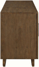 Sova - Solid Wood, Oak Veneer And Stainless Steel Sideboard/Buffet