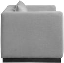 Alfie - Linen Textured Fabic Loveseat