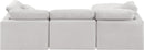Indulge - Velvet 4 Piece Modular Sectional With Chaise