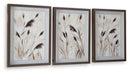 Honslow - Wall Art Set (Set of 3) - Brown / Black / White