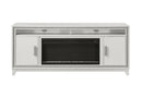 Lily - 72" Entertainment Unit With LED, Speakers, Crystal Inserts - White
