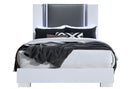 Ylime - 4 Piece Queen Bedroom Set (Bed, Dresser, Mirror, Nightstand) - Smooth White