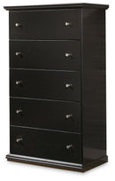 Maribel - Five Drawer Chest - Black