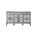 Varian - 36" Server - Mirrored & Antique Platinum