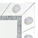 Noralie - 28" Accent Mirror - Mirrored & Faux Diamonds
