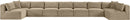 Shaggy - Fabric 9 Piece Modular Sectional