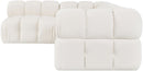 Orin - Fabric Velvet 4 Piece Modular Sectional