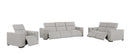 1208 - Leather Reclining Set (Sofa, Loveseat & Chair With 6 Power Recliners)