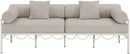 Portofino - Resilient Water Repellent Fabric 85.75" Upholstered Outdoor Patio Sofa