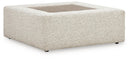 Ashbourne Estate - Oversized Accent Ottoman - Snowstone
