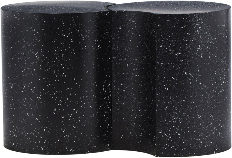Dimple - 2 Piece Modular End Table - Terazzo Finish