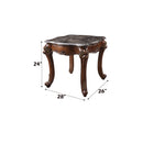 Miyeon - End Table - Marble Top & Cherry