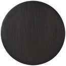 Leandro - 60" Round Dining Table - Burnished Black