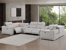 2679 - 8-Piece U-Shaped Power Reclining Sectional In Genuine Leather (4 Recliner)
