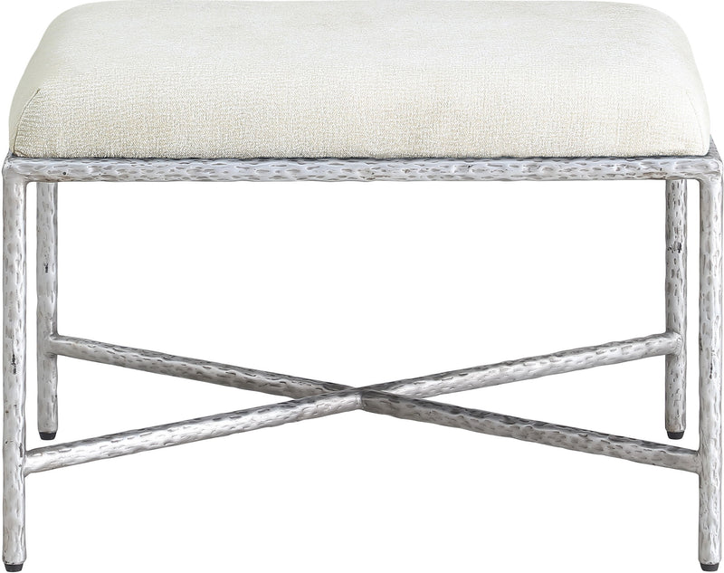 Valley - Bench With Silver Frame