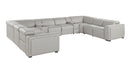 1224 - 10-Piece U-Shaped Sectional Sofa In With 4 Power Recliners & Power Headrests