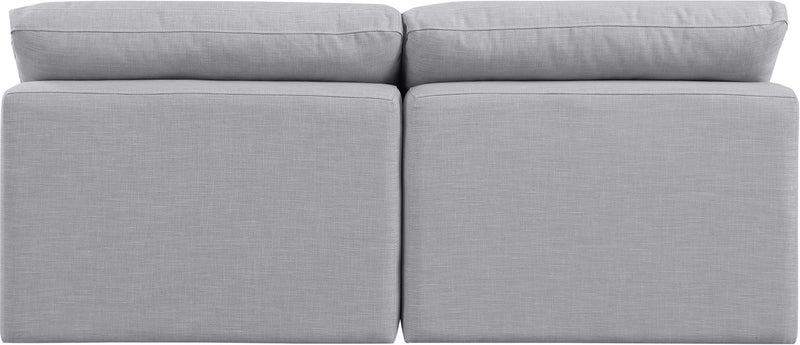 Indulge - Linen 2 Seat Modular Armless Sofa