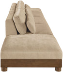 Turin - Chenille Fabric Upholstered Modular Sectional - Beige