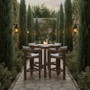 Newport - Water Resistant Fabric Upholstered Outdoor Patio Bar Stool