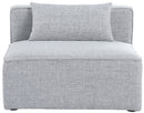 Cube - Linen Armless Chair
