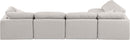 Indulge - Linen 5 Piece Modular Sectional