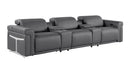 1126 - 5-Piece Modular Power Reclining Sofa In With 3 Power Recliners & Power Headrests