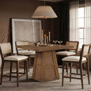 Fenwick - Cane Oak Veneer And Solid Wood Dining Table