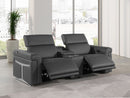 1126 - 3-Piece Modular Power Reclining Loveseat In With 2 Power Recliners & Power Headrests