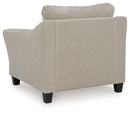 Willarae - 2 Pc. - Chair And A Half, Ottoman - Taupe