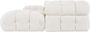 Orin - Velvet 6 Piece Modular Double Chaise Sectional