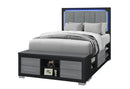Emma - Full Bed - Black / Gray