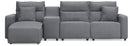 Modmax II - Reclining Sectional - Salt And Pepper