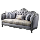 Ariadne - Sofa With 5 Pillows - Fabric & Platinum