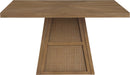 Fenwick - Cane Oak Veneer And Solid Wood Dining Table