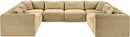 Shaggy - 8 Piece Modular U-Shaped Sectional