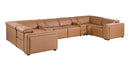 1224 - 8-Piece U-Shaped Sectional Sofa In With 2 Power Recliners & Power Headrests