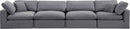 Comfy - Velvet Modular Sofa 4 Seats
